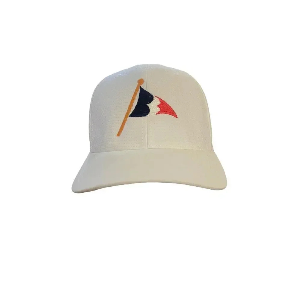 FLEXFIT Men's White Adjustable Fit Baseball Cap Size S-M